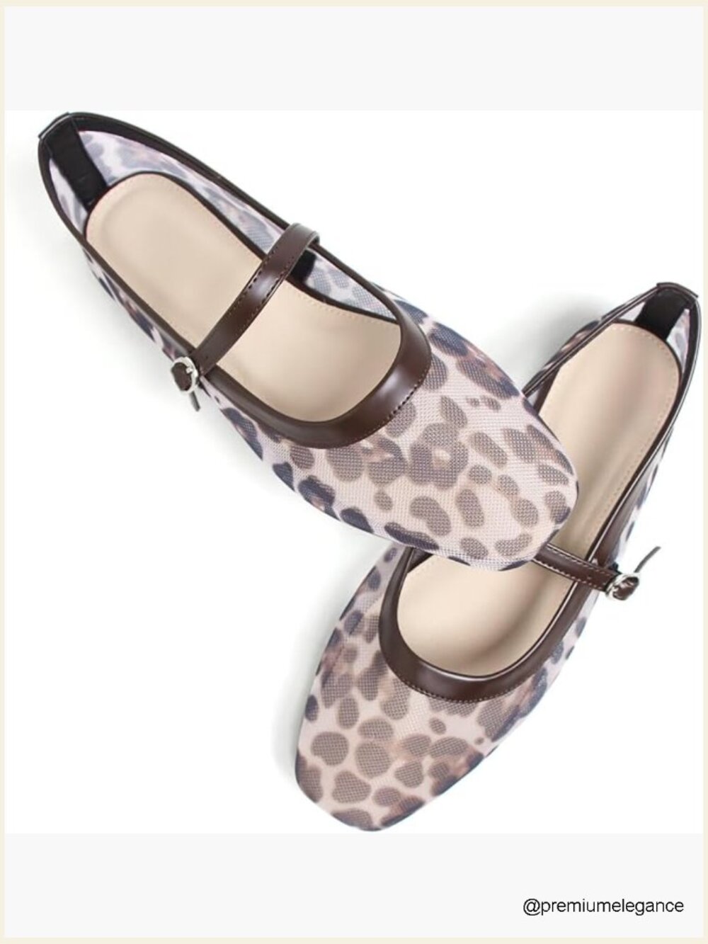 Women's Square Toe Mary Jane Ballet Flats Buckle Strap Dressy Comfortable Shoes